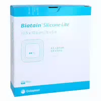 Biatain Silicone Lite Schaumverband 12,5x12,5 Cm