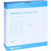 Biatain Silicone Lite Schaumverband 7,5x7,5 cm 10 st Verband