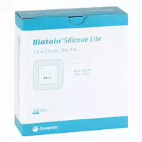Biatain Silicone Lite Schaumverband 7,5x7,5 cm