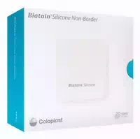 Biatain Silicone Non Border Schaumverband 10x10 cm