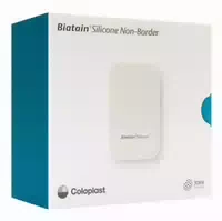 Biatain Silicone Non Border Schaumverband 10x20 cm