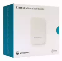 Biatain Silicone Non Border Schaumverband 5x7,5 cm