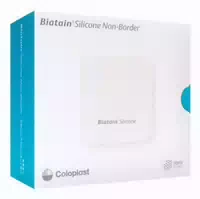 Biatain Silicone Non Border Schaumverband 7,5x7,5 Cm