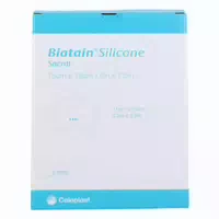 Biatain Silicone Schaumverb Sakrum Klein 15x19 Cm 5 St Verband