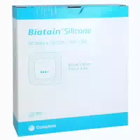 Biatain Silicone Schaumverband 12,5x12,5 cm 10 st