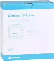 Biatain Silicone Schaumverband 7,5x7,5 cm