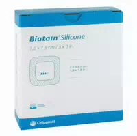 Biatain Silicone Schaumverband 7,5x7,5 cm