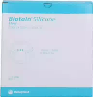 Biatain Silicone Schaumverband Ferse 18x18 cm 5 st Verband