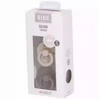 Bibs Colour Schnuller Gr 3, 18 Monate, Vanilla Dark Oak