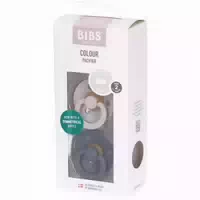 Bibs Colour Schnuller Symmetrisch Gr 2 Blush & Woodchuck 2 Stück