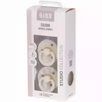 Bibs Studio Colour Schnuller Gr 1, 0 6 Monate, Ivory Vanilla