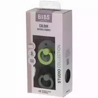 Bibs Studio Duo Fusion Schnuller Matcha Grün Größe 1 | 0 6 Monate