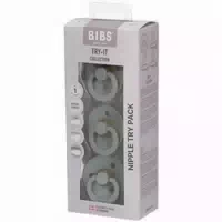 Bibs Try It Collection Schnuller Gr 1, 0 6 Monate, Salbei
