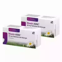 Bilastin Adgc 20 mg Tabletten bei Allergie 20 st