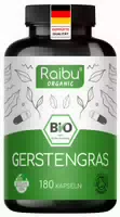 Bio Gerstengras Kapseln Hochdosiert 3600 Mg Pro Tagesdosis, 180 St Raibu