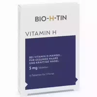 Bio H Tin Vitamin H 5 Mg Für 1 Monat 15 St Tabletten