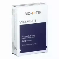 Bio H Tin Vitamin H für Haut, Nägel und Haare 5 mg Tabletten