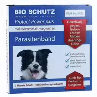 Bio Schutz Parasitenband Protect Power Plus Hund Hellbraun