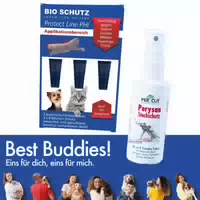 Perysan Stechschutz 100ml&bs680 Protect Line Phi Katze Kl Hund 6ml