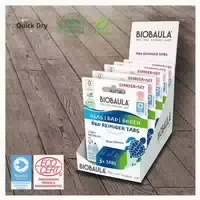 Biobaula Starter Set Glas Bad Boden Öko Reiniger 3 St