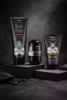Biobaza Gentlemen Black Energy Geschenkset – Herren Pflegeset mit Duschgel, Deo & Gesichtscreme