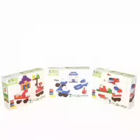 Biobuddi 3 Stecksteine Sets: Feuerwehr, Polizei U Rettungsdienst
