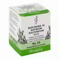 Biochemie 10 Natrium Sulfuricum D 12 Tabletten 100 st Tabletten