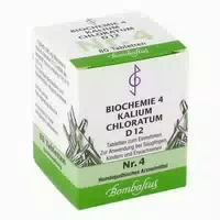 Biochemie 4 Kalium Chloratum D 12 Tabletten