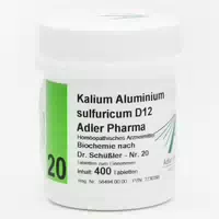Adler Pharma Kalium – Aluminium Sulfuricum D12 Biochemie nach Dr Schüßler Nr 20