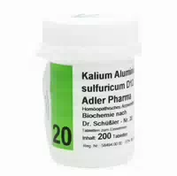 Biochemie Adler 20 Kalium Aluminium Sulfuricum D12 Tabletten