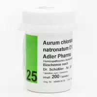 Aurum Chloratum Natronatum D12 Adler Pharma Nr 25, Tablette 400 St Tabletten