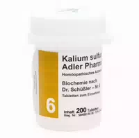 Biochemie Adler 6 Kalium Sulfuricum D6 Adl Ph Tabletten