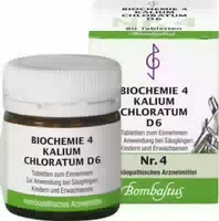 Biochemie 4 Kalium Chloratum D 6 Tabletten 80 St Tabletten