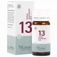 Biochemie Pflüger 13 Kalium Arsenic D 6 Tabletten