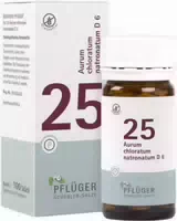 Biochemie Pflüger 25 Aurum Chloratum Natronatum D6 100 Tabletten