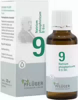 Biochemie Pflüger 9 Natrium Phosphoricum D6 30 ml Tropfen
