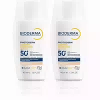 Bioderma Photoderm Xdefense Ultra Fluid Lsf 50 Sehr Hell Getönt I Sehr Hoher Flüssiger Sonnenschutz mit Detox Power