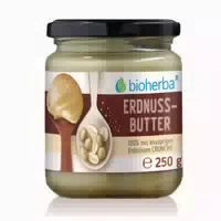 Bioherba Erdnussbutter Crunchy mit Knusprigen Stückchen 250 g