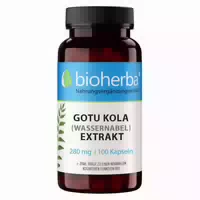 Bioherba Gotu Kola Wassernabel Extrakt Kapseln
