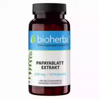 Bioherba Papayablatt Extrakt Kapseln