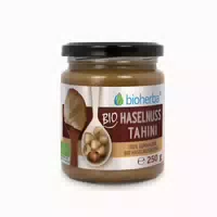 Bioherba Bio Haselnuss Tahini 100% Gemahlene Bio Hazelnusskerne 250 g