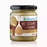 Bioherba Bio Sesam Tahini 100% Gemahlener Bio Vollkornsesam