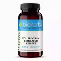 Vollspektrum Knoblauch Extrakt 260 mg Kapseln 100 st