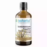 Bioherba Schilddrüsen Tropfen mit Blasentang Extrakt Tinktur