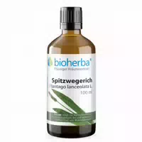 Bioherba Spitzwegerich Plantago Lanceolata l Tropfen Tinktur