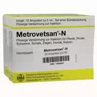 Metrovetsan N Injektionslösung Vet 20x5 ml