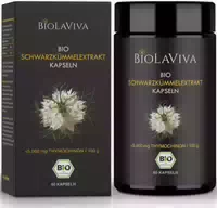 Biolaviva Bio Schwarzkümmel Extrakt Kapseln Mit 5 000mg Thymochinon
