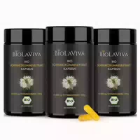 Biolaviva Schwarzkümmel Extrakt mit 5% Thymochinon| 3x60 stk 180 st
