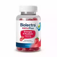 Biolectra Aktivplus Energie & Muskeln Erdbeere 60 Weichgummis Gratis Biolectra Aktiv Magnesium 250 30 Kautabletten