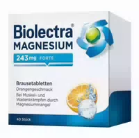 Biolectra Magnesium 243 Mg Forte Brausetabletten Orangengeschmack